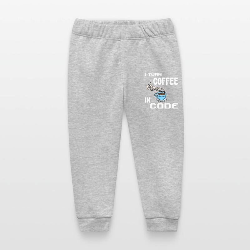 Developer Computergeek Statement Programmer Baby Organic Sweatpants by Stanley/Stella