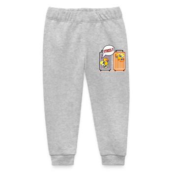 HOLIDAY STRESS HOLIDAY SUITCASE - Baby Organic Sweatpants by Stanley/Stella - heather grey - Front
