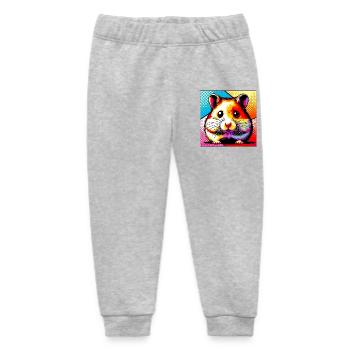 hamster - Baby Organic Sweatpants by Stanley/Stella - heather grey - Front