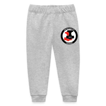 Antifa Vikings - Baby Organic Sweatpants by Stanley/Stella - heather grey - Front