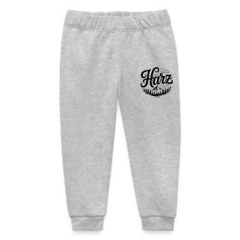Harz - Wanderdesign - Baby Organic Jogginghose Baby Tumbler von Stanley/Stella - Grau meliert - Vorne