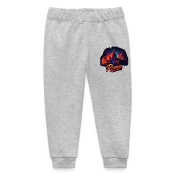 Rom Roma Hauptstadt Italien Silhouette Geschenk - Baby Organic Jogginghose Baby Tumbler von Stanley/Stella - Grau meliert - Vorne