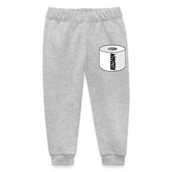 REIZDARM KLOPAPIER VERDAUUNG - Baby Organic Jogginghose Baby Tumbler von Stanley/Stella - Grau meliert - Vorne