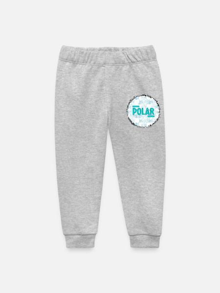 Polar Block Muster - Baby Organic Jogginghose Baby Tumbler von Stanley/Stella - Grau meliert