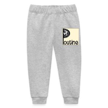 Kanada-kanadisches Gericht Poutine - Baby Organic Jogginghose Baby Tumbler von Stanley/Stella - Grau meliert - Vorne
