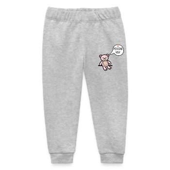 Du fehlst mir - Baby Organic Jogginghose Baby Tumbler von Stanley/Stella - Grau meliert - Vorne