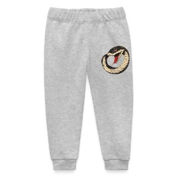 Snake - Baby Organic Sweatpants by Stanley/Stella - heather grey - Front