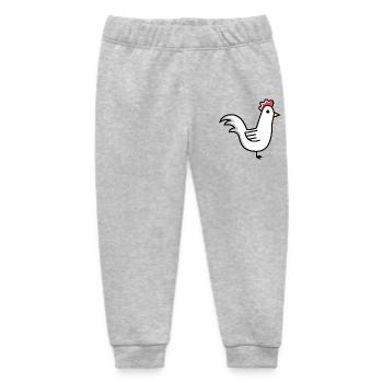 Hahn Tier - Baby Organic Jogginghose Baby Tumbler von Stanley/Stella - Grau meliert - Vorne