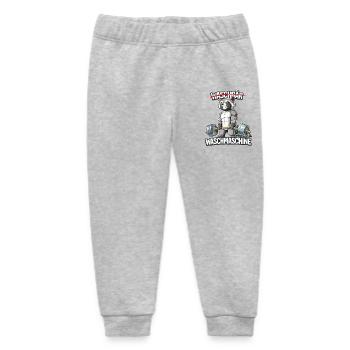 Waschbär Waschmaschine - Baby Organic Jogginghose Baby Tumbler von Stanley/Stella - Grau meliert - Vorne