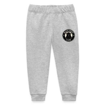 Black Sheep Club Emblem - Baby Organic Sweatpants by Stanley/Stella - heather grey - Front