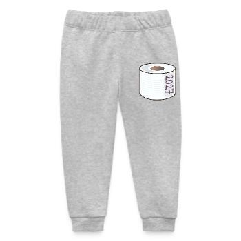 Toilet paper year 2027 - Baby Organic Sweatpants by Stanley/Stella - heather grey - Front