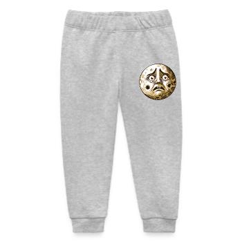 Skittish Moon - Baby Organic Sweatpants by Stanley/Stella - heather grey - Front