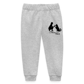 Dream Team Dog - Baby Organic Sweatpants by Stanley/Stella - heather grey - Front