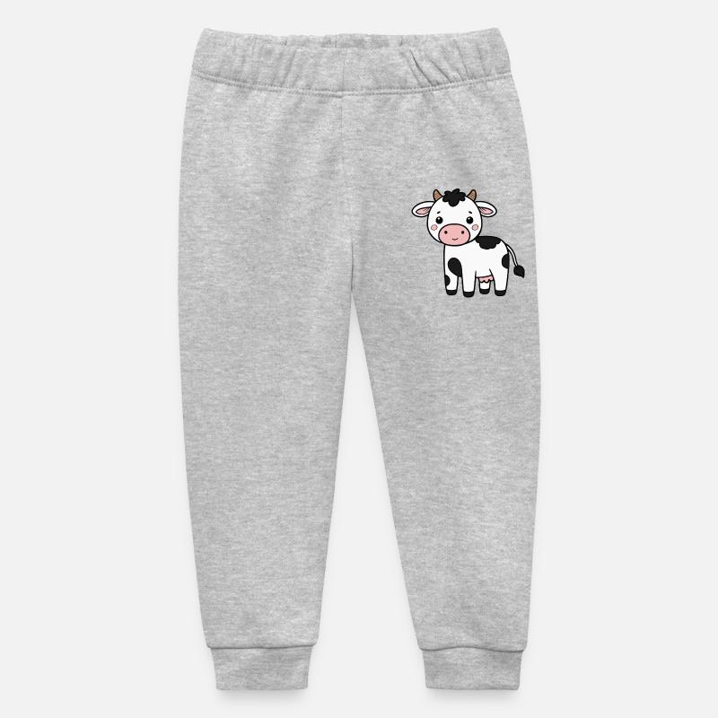 Vache Vaches - Pantalon de jogging bébé bio Stanley/Stella - gris chiné