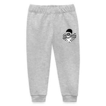 Vintage Galactic Pierrot - Baby Organic Sweatpants by Stanley/Stella - heather grey - Front