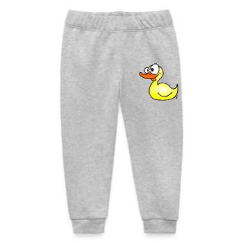 Ente - Baby Organic Jogginghose Baby Tumbler von Stanley/Stella - Grau meliert - Vorne
