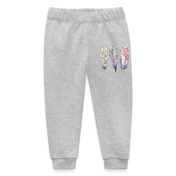 Feder - Baby Organic Jogginghose Baby Tumbler von Stanley/Stella - Grau meliert - Vorne