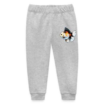 Grade Tricolor Oranda High Quality Goldfish - Baby Organic Jogginghose Baby Tumbler von Stanley/Stella - Grau meliert - Vorne
