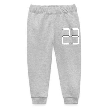 NUMBER 23 Twenty-Three Basket Gift Digital - Baby Organic Sweatpants by Stanley/Stella - heather grey - Front