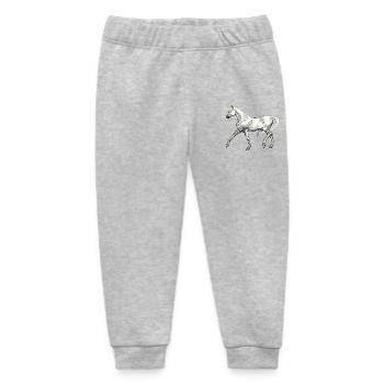 Trabender_Araberhengst - Baby Organic Sweatpants by Stanley/Stella - heather grey - Front