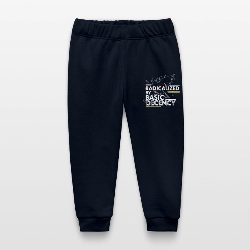 Radicalized by Basic Decency Statement Design Baby Organic Jogginghose Baby Tumbler von Stanley/Stella