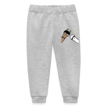2 Cool Llamas Sunglasses Funny Nerd Friends - Baby Organic Sweatpants by Stanley/Stella - heather grey - Front