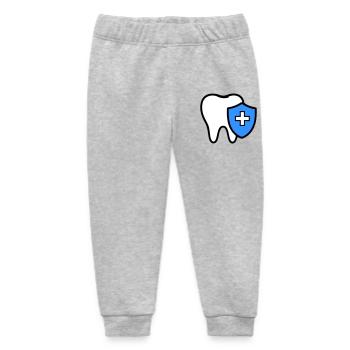 Tooth Icon Dentist - Baby Organic Sweatpants by Stanley/Stella - heather grey - Front
