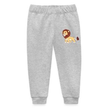 Un lion magnifique - Pantalon de jogging bébé bio Stanley/Stella - gris chiné - Devant