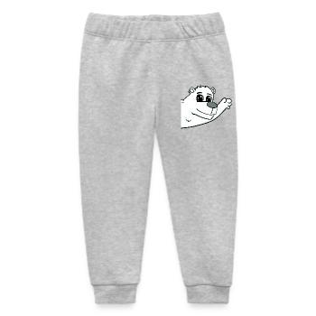 Polarbär Bär Gruß - Baby Organic Jogginghose Baby Tumbler von Stanley/Stella - Grau meliert - Vorne