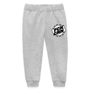 FCK_CRN_1 - Baby Organic Jogginghose Baby Tumbler von Stanley/Stella - Grau meliert - Vorne
