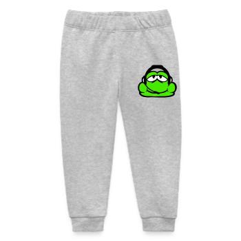 Frosch Gamer Headset Nerd zocken Kopfhörer Spielen - Baby Organic Jogginghose Baby Tumbler von Stanley/Stella - Grau meliert - Vorne