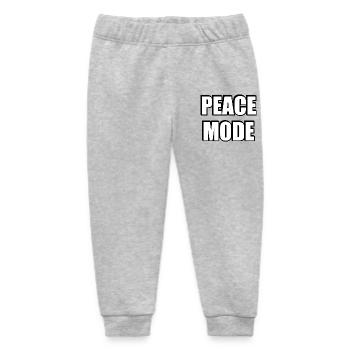 Friedens-Modus - Baby Organic Jogginghose Baby Tumbler von Stanley/Stella - Grau meliert - Vorne