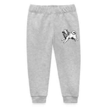 Eurasier | Bright - Baby Organic Sweatpants by Stanley/Stella - heather grey - Front