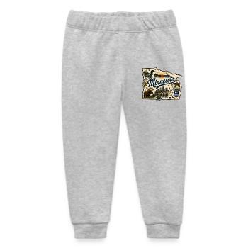 Minnesota Land of 10.000 Lakes Vintage-Aufkleber - Baby Organic Jogginghose Baby Tumbler von Stanley/Stella - Grau meliert - Vorne