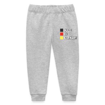 Made in Germany Deutschland Design  - Baby Organic Jogginghose Baby Tumbler von Stanley/Stella - Grau meliert - Vorne