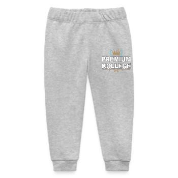 Premium Colleague - Funny Saying - Baby Organic Sweatpants by Stanley/Stella - heather grey - Front