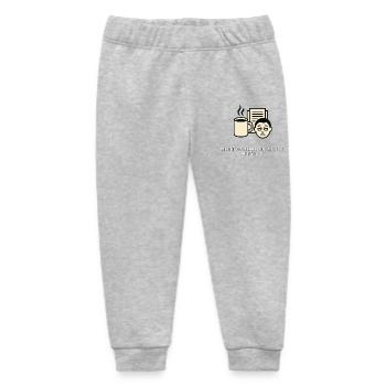 Meeting-Überlebens-Tasse - Baby Organic Jogginghose Baby Tumbler von Stanley/Stella - Grau meliert - Vorne