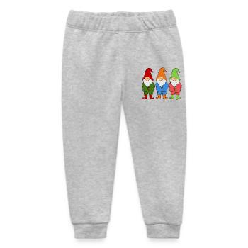 Wichtel Zwerge - Baby Organic Jogginghose Baby Tumbler von Stanley/Stella - Grau meliert - Vorne