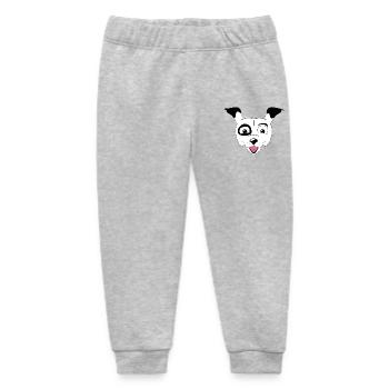 Mohn - Baby Organic Jogginghose Baby Tumbler von Stanley/Stella - Grau meliert - Vorne