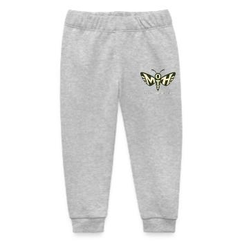 MOTH – The Light Seemed Reasonable - Baby Organic Sweatpants by Stanley/Stella - heather grey - Front