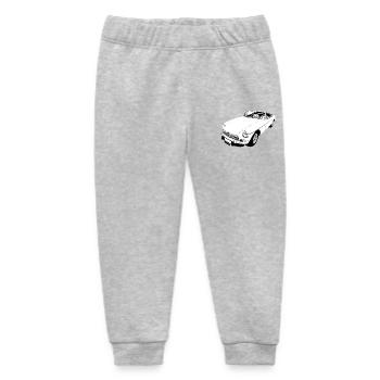 MG Roadster Classic Britischer Sportwagen - Baby Organic Jogginghose Baby Tumbler von Stanley/Stella - Grau meliert - Vorne