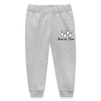 Bowling Team - Baby Organic Jogginghose Baby Tumbler von Stanley/Stella - Grau meliert - Vorne