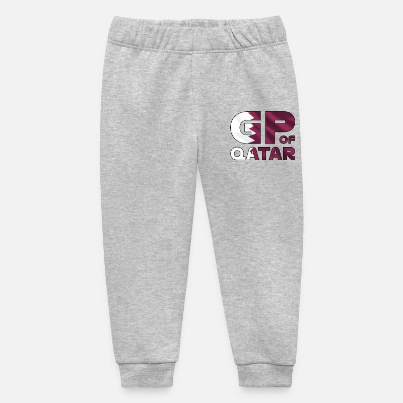 qatar_gp - Pantalon de jogging bébé bio Stanley/Stella - gris chiné