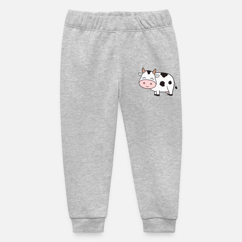 Vache Vaches - Pantalon de jogging bébé bio Stanley/Stella - gris chiné