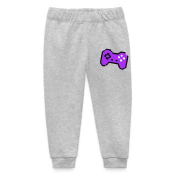  Schräger Retro Controller Gamer - Baby Organic Jogginghose Baby Tumbler von Stanley/Stella - Grau meliert - Vorne