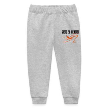 Stets zu Diensten - Baby Organic Jogginghose Baby Tumbler von Stanley/Stella - Grau meliert - Vorne
