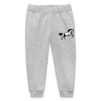 Friesen Galopp - Baby Organic Jogginghose Baby Tumbler von Stanley/Stella - Grau meliert - Vorne