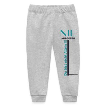 T-shirt Designe - Baby Organic Jogginghose Baby Tumbler von Stanley/Stella - Grau meliert - Vorne