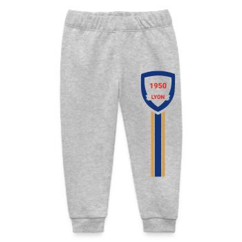 Lyon Fußballverein - Baby Organic Jogginghose Baby Tumbler von Stanley/Stella - Grau meliert - Vorne