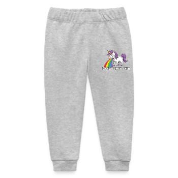 Licorne drôle Je déteste les gens Arc-en-ciel - Pantalon de jogging bébé bio Stanley/Stella - gris chiné - Devant